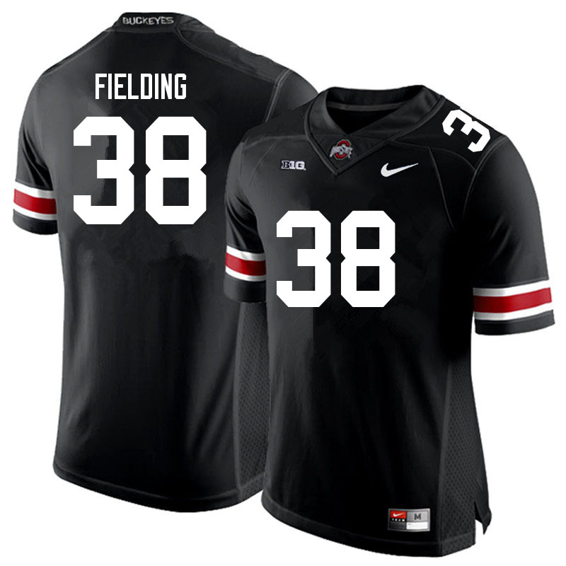 Men #38 Jayden Fielding Ohio State Buckeyes College Football Jerseys Sale-Black